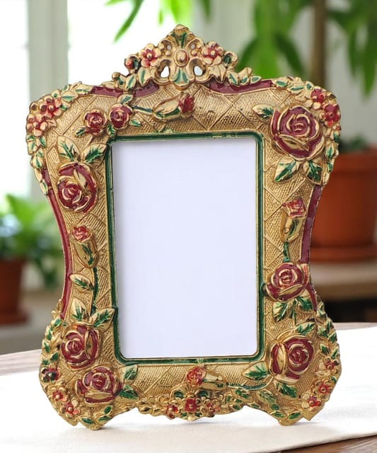 Aluminium Showpiece Photo Frame Statue - 9.5*0.5*7.5 Inch (AS088 B)