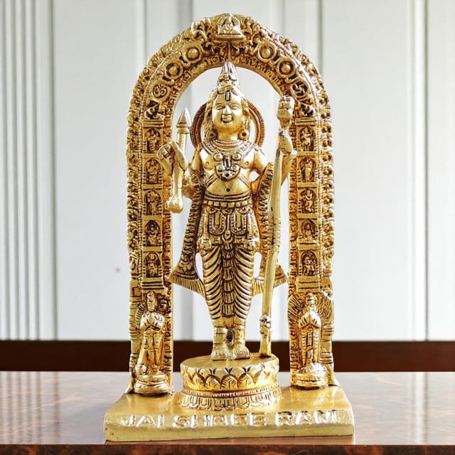 Brass Showpiece Ramlala God Idol Statue - 4*2.5*7 Inch (BS1717 E)