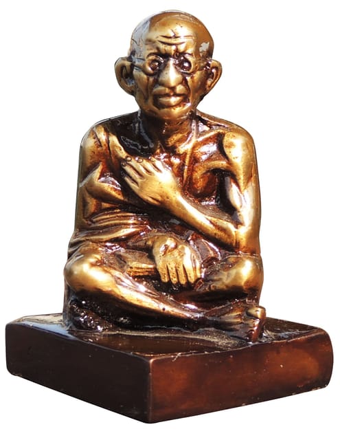 Brass Showpiece Gandhi Ji Statue - 2.5*2.5*4 Inch (BS1769 G)