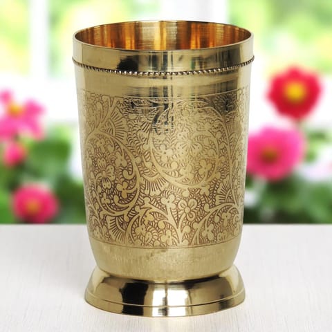 Pure Brass High Quality Glass - 2.6*2.6*4.5 Inch (BC114 C)