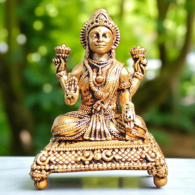 Brass Showpiece Laxmi Ji God Idol Statue - 2*2*2.6 Inch (BS1775 L)