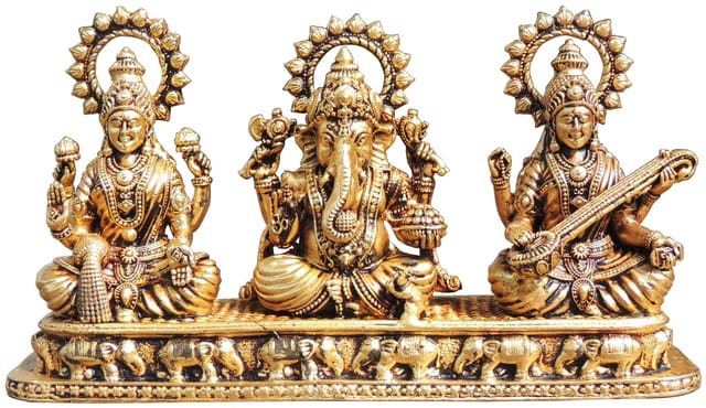 Brass Showpiece LGS God Idol Statue - 5.5*1.2*3 Inch (BS1772 D)