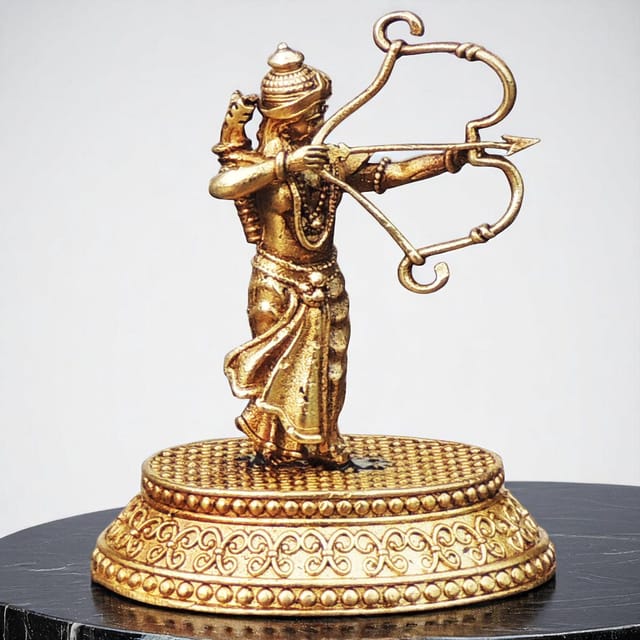 Brass Showpiece Ram Lala God Idol Statue - 2*1.3*2.5 Inch (BS1749 D)
