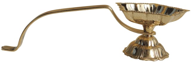 Brass Decorative Akhand Deepak - 7*2.6*1.7 Inch (F780 C)