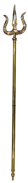 Brass Trishul - 9.5*2*67.5 Inch (Z138 J)