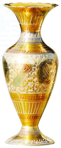 Brass Home & Garden Decorative Flower Pot, Vase - 3.5*7*7.5 Inch (F148 B)