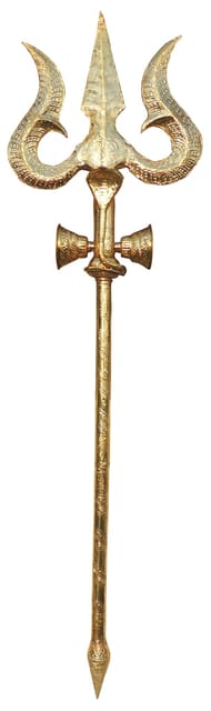 Brass Trishul - 21*5*63.5 Inch (Z622 K)