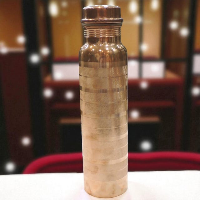 Copper Drinking Water Bottle - 3.2*3.2*13 Inch (BC202 F)
