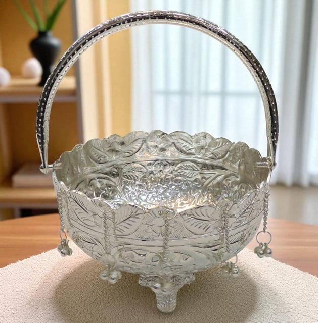 Aluminium Decorative Basket - 7.5*7*3.5 Inch (AT071 D)