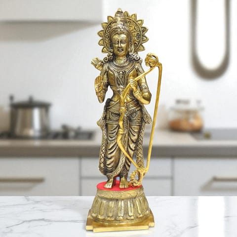 Aluminium Showpiece Ram Ji - 6.5*6*21 Inch (AS490 G)