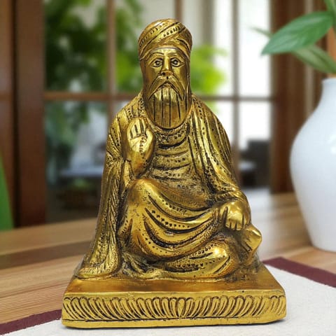Aluminium Showpiece Gurunanak Dev - 6*3.7*8 Inch (AS487 G)