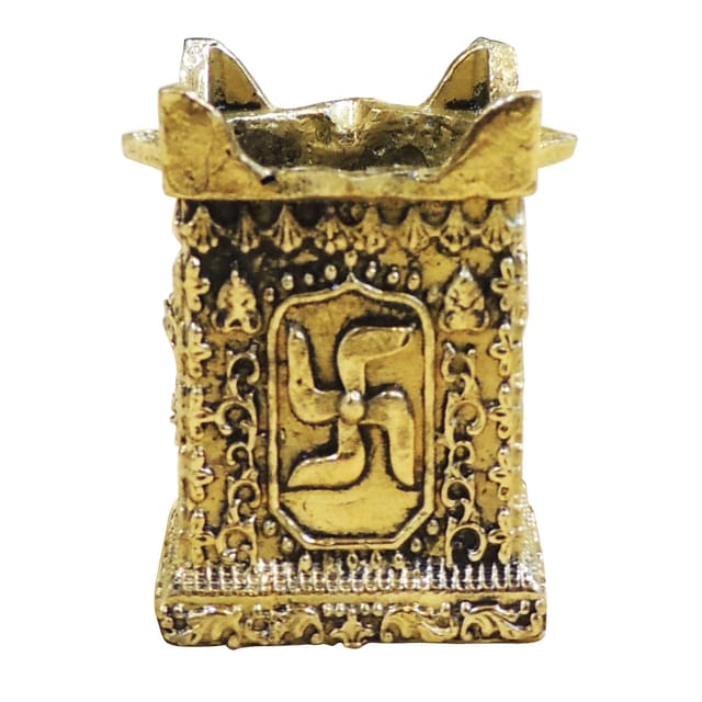 Brass Showpiece Deepak God Idol Statue - 1.2*1.2*2 Inch (BS1859 C)
