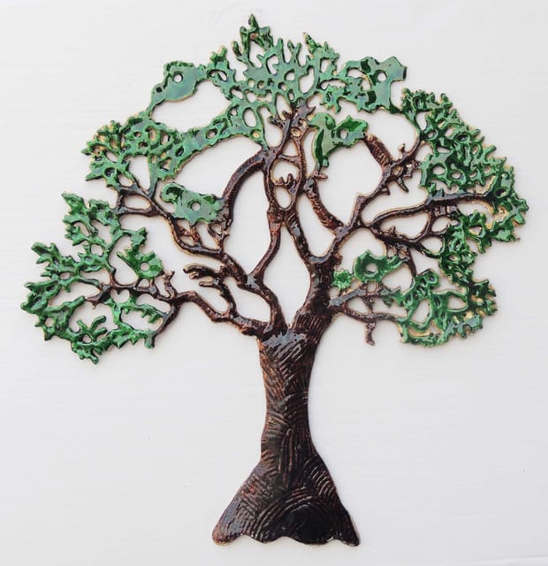 Aluminium Showpiece Wall Decorative Aluminium Tree - 20*0.2*20.8 inch (Z123 D)