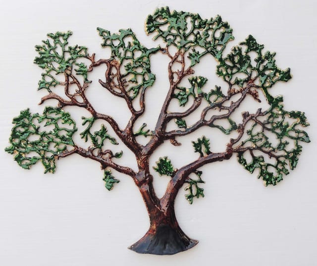 Aluminium Showpiece Wall Decorative Aluminium Tree  - 24.2*0.2*19 inch (Z123 E)