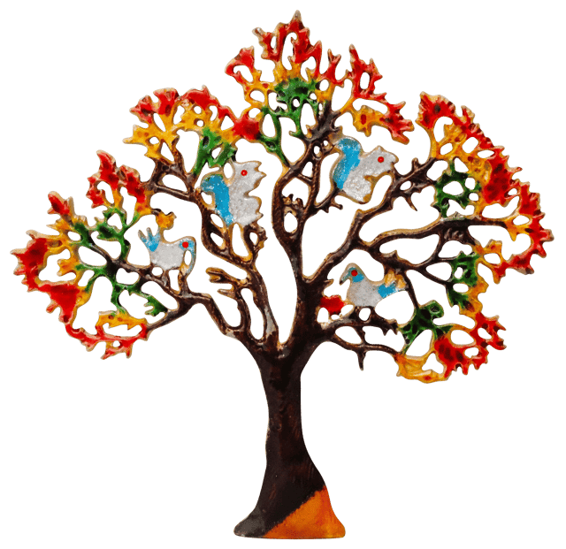 Aluminium Showpiece Wall Decorative Aluminium Tree  - 17*0.2*17 inch (Z046 C)