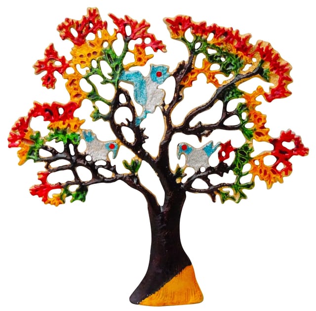 Aluminium Showpiece Wall Decorative Aluminium Tree - 14*0.2*14 inch (Z046 B)