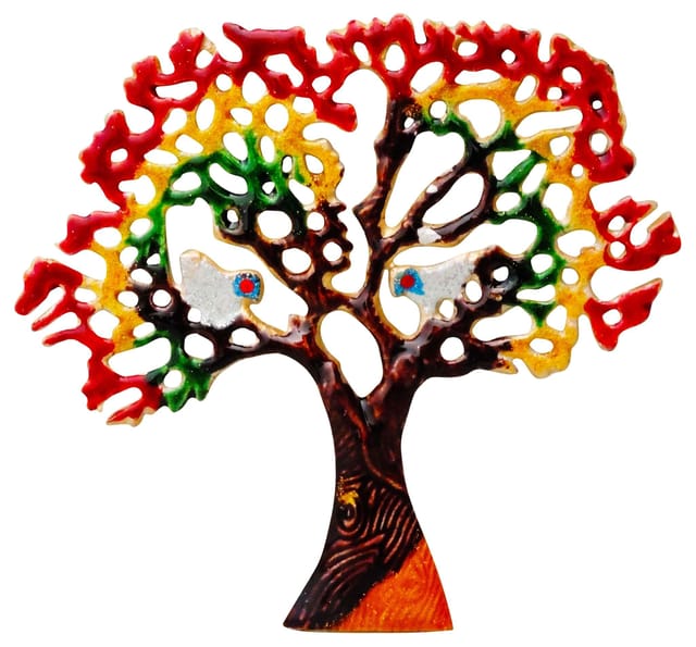 Aluminium Showpiece Wall Decorative Aluminium Tree  - 9*0.2*9 inch (Z046 A)