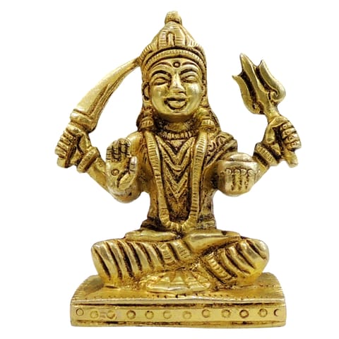Brass Showpiece Santoshi Mata God Idol Statue - 2.5*1.2*3 Inch (BS923 X)