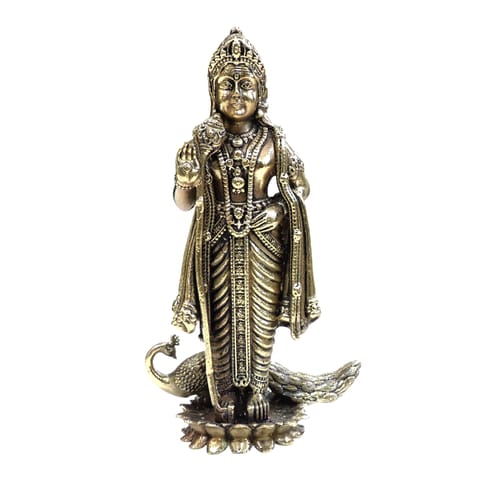 Brass Showpiece Kartikeya Murugan God Idol Statue - 3.5*2*6 Inch (BS1884 D)