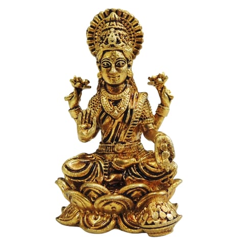 Brass Showpiece Laxmi Ji Statue - 2*1.5*2.5 Inch (BS1895 L)