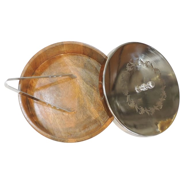 Wood Home Decorative Wooden Bowl - 8*8*4 Inch (W076 C)