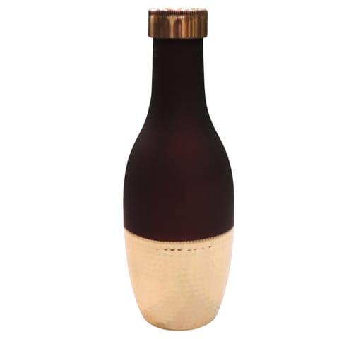 Copper Dringking Water Bottle - 4*4*11 Inch (BC202 A)