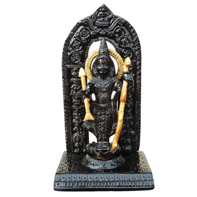 Aluminium Showpiece Ram Lala Statue - 5*3.5*9 Inch (AS472 B)
