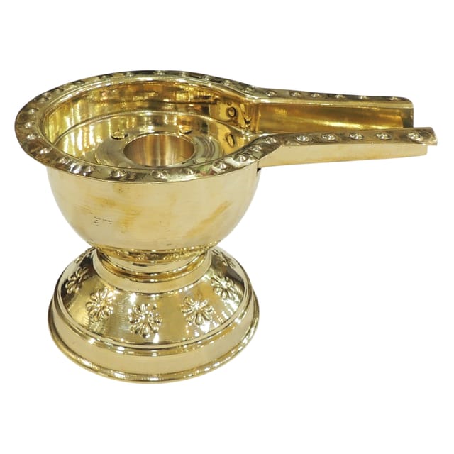 Brass Shivling Abhishek Patra - 17*11.5*10 Inch (Z655 B)