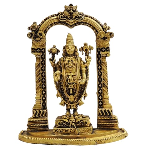 Brass Showpiece Tirupati Balaji God Idol Statue - 5*2.1*6 Inch (BS1911 C)