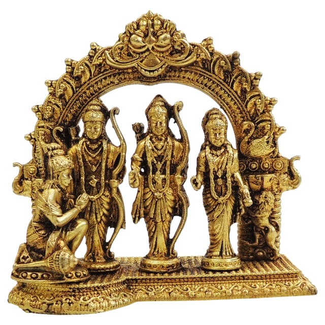 Brass Showpiece Ram Darbar God Idol Statue - 4*2*4 Inch (BS1910 C)