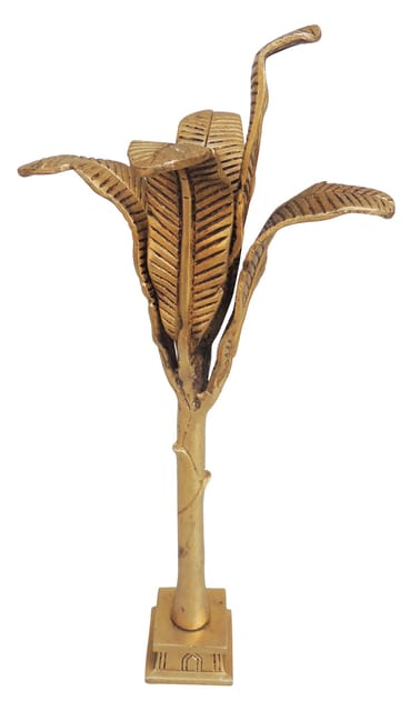 Brass Table Decor Showpiece Banana Tree - 6.5*5.5*11 Inch (BS1344 B)