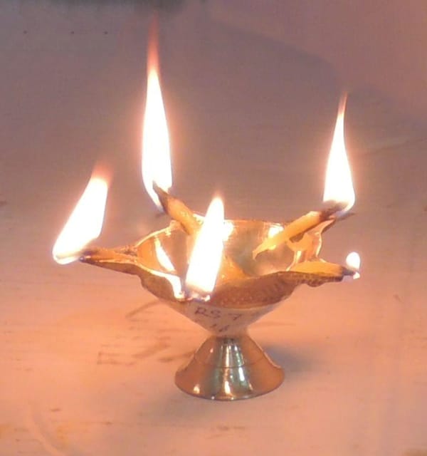 Panch Mukhi Deepak No. 0- 3*3*1.8 inch (F663 C)