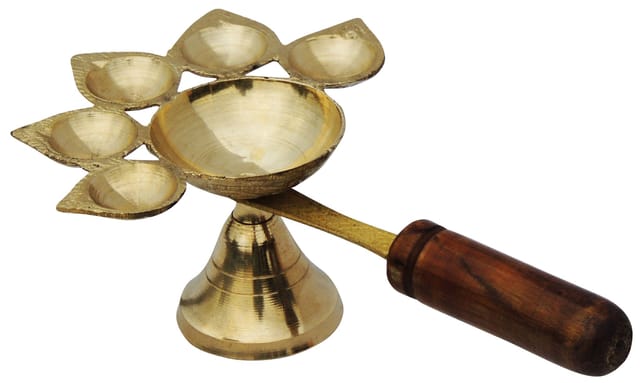 Lakdhi Panch Arti No. 1  - 6.6*4.4*2.2 inch (F649 B)