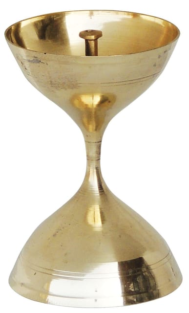 Akhand Deepak No. 18 - 4.5*4.5*6.7 inch (Z193 R)