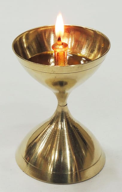 Akhand Deepak No. 10 - 2.3*2.3*3.3 inch (Z193 J)