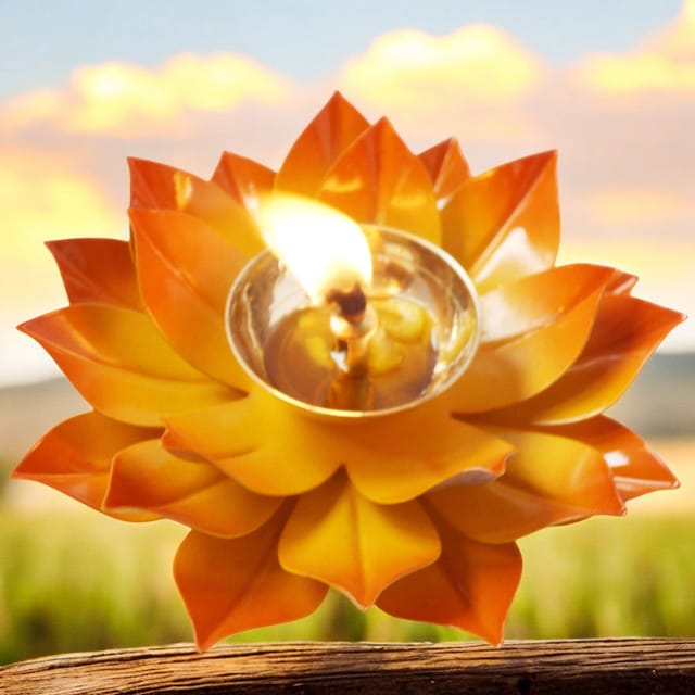 Deepak Brass Aluminium Yellow  - 6*6*2 inch (Z391 Y)