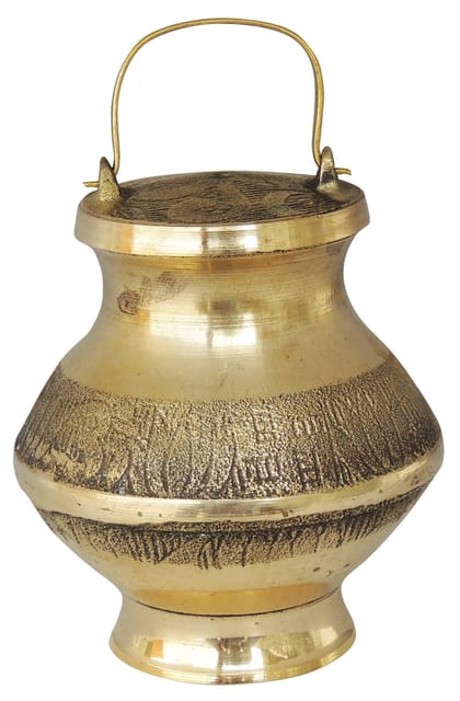 Brass Ganga Jali No. 7 - 130 ml  2.8*2.8*4 inch (Z200 R)