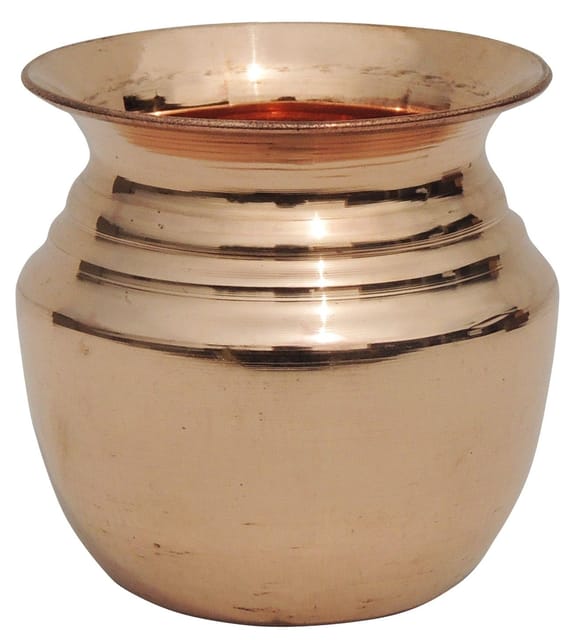Copper Lota No. 5 - 3.2*3.2*3.2 inch (Z188 G), 300 ML
