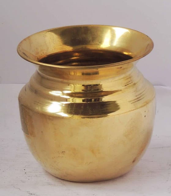 Brass Handi Lota No. 7 - 4.5*4.5*4 inch (Z284 F) 570 ML