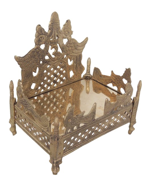 Brass Singhasan For God Idol - 5.5*4.5*6.2 inch (Z110 D)