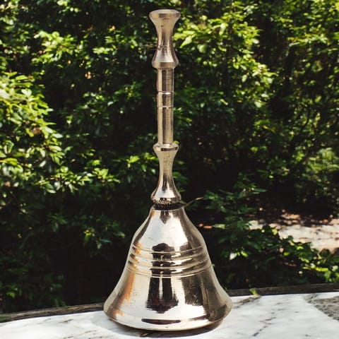 Brass Temple Hand Bell, Gol Dandi Ganti No. 1 -1.5*1.5*3.1 Inch (Z183 A)