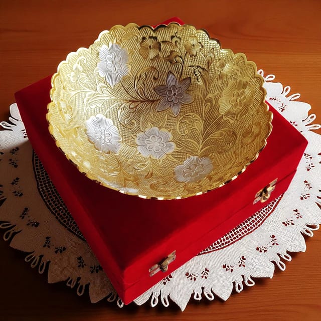 Decorative Katora Fool Gosa - 7.5*7.5*3 inch (B101)