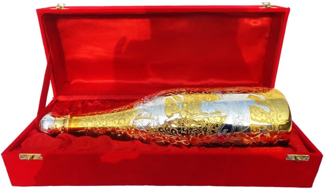 Decorative Shampion Bottle 2 tone - 2.5*2.5*16 inch (B142)