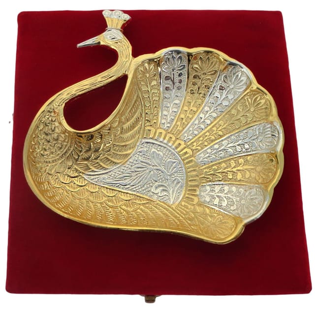 Decorative Peacock 2 Tone - 6*5.5*0.5 inch (B024)