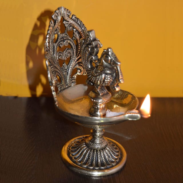 Brass Cock (Murga) Oial Lamp Deepak - 4*4*6 inch (BS1196 A)