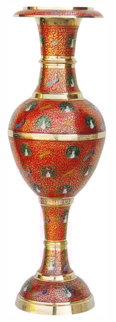 Brass Home & Garden Decorative Flower Pot, Vase - 8*8*24.5 inch (F407 A)