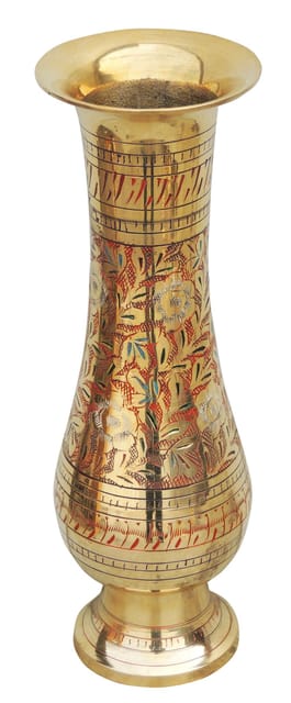 Brass Home & Garden Decorative Flower Pot , Vase - 4*10.3*12 inch (F493)