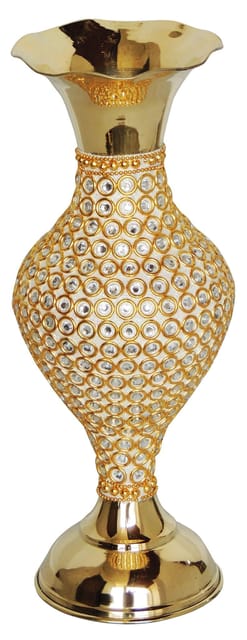 Brass Home & Garden Decorative Flower Pot , Vase - 4.8*10.5*12.7 inch (F651 C)