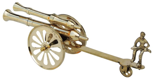 Brass Small Toop Cannon No. 16 - 15*4.2*5.7 inch (Z172 O)
