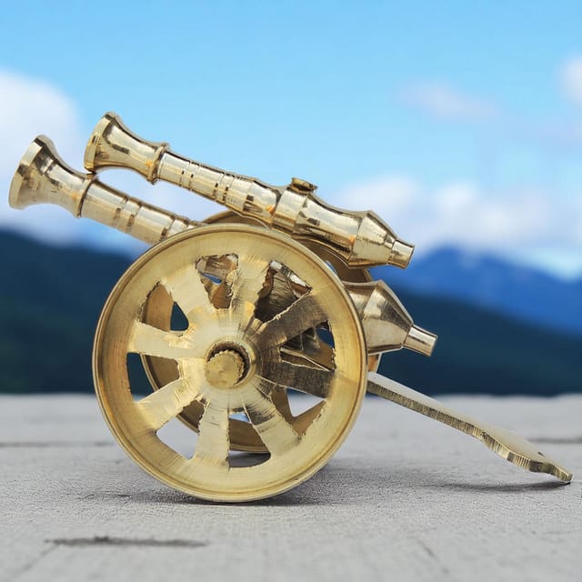 Brass Small Toop Cannon No. 5 - 4.4*2.2*2.6 inch (Z172 C)